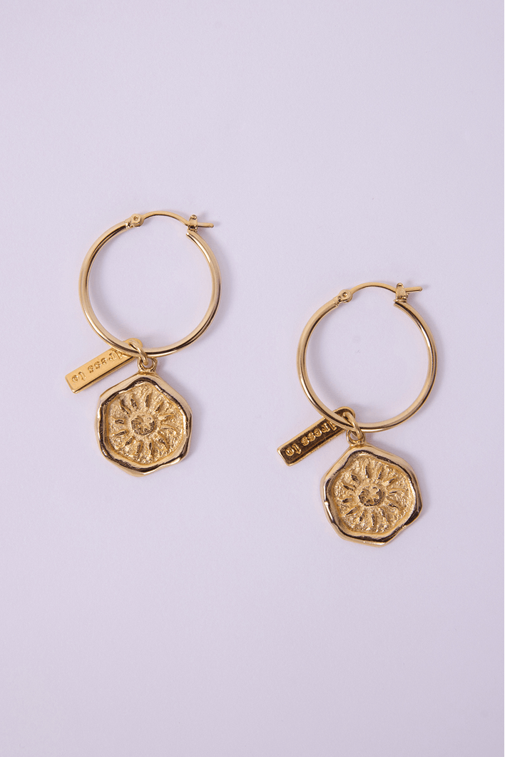 Brinco Medalha Toque Solar