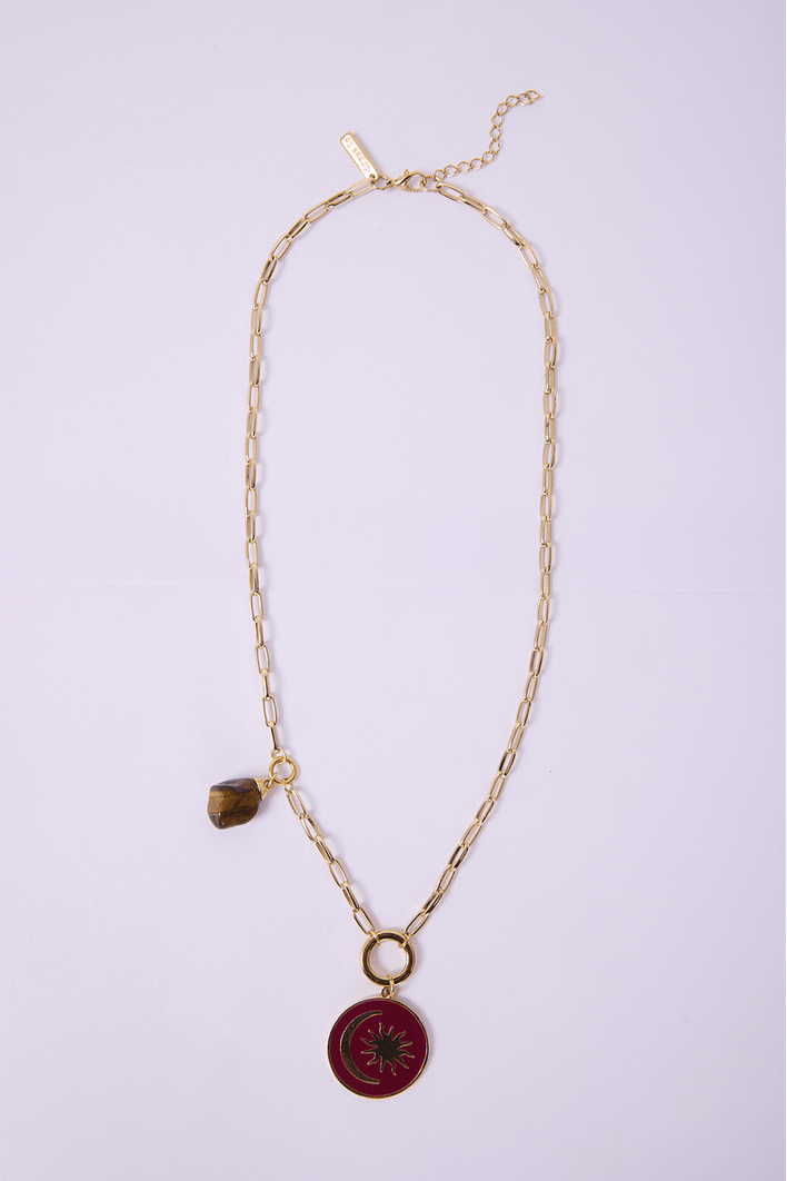 Colar Medalha Eclipse Solar