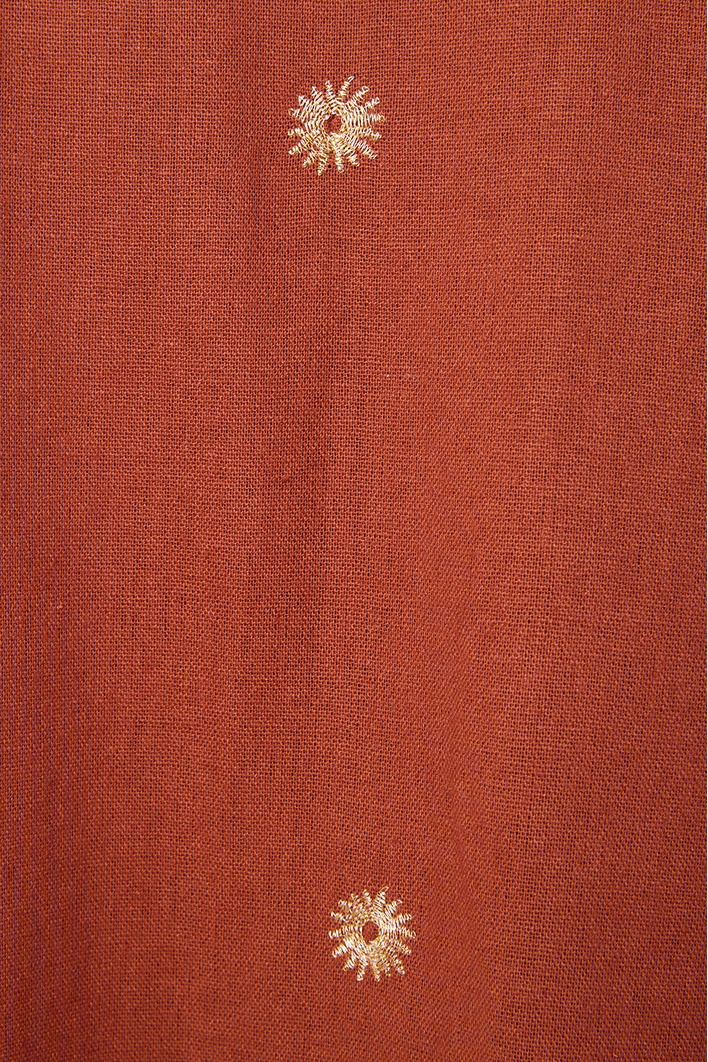 Kimono Linho Bordado Lurex Sol