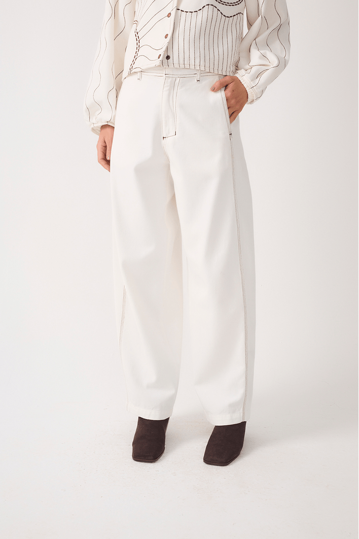 Calça Sarja Pespontos