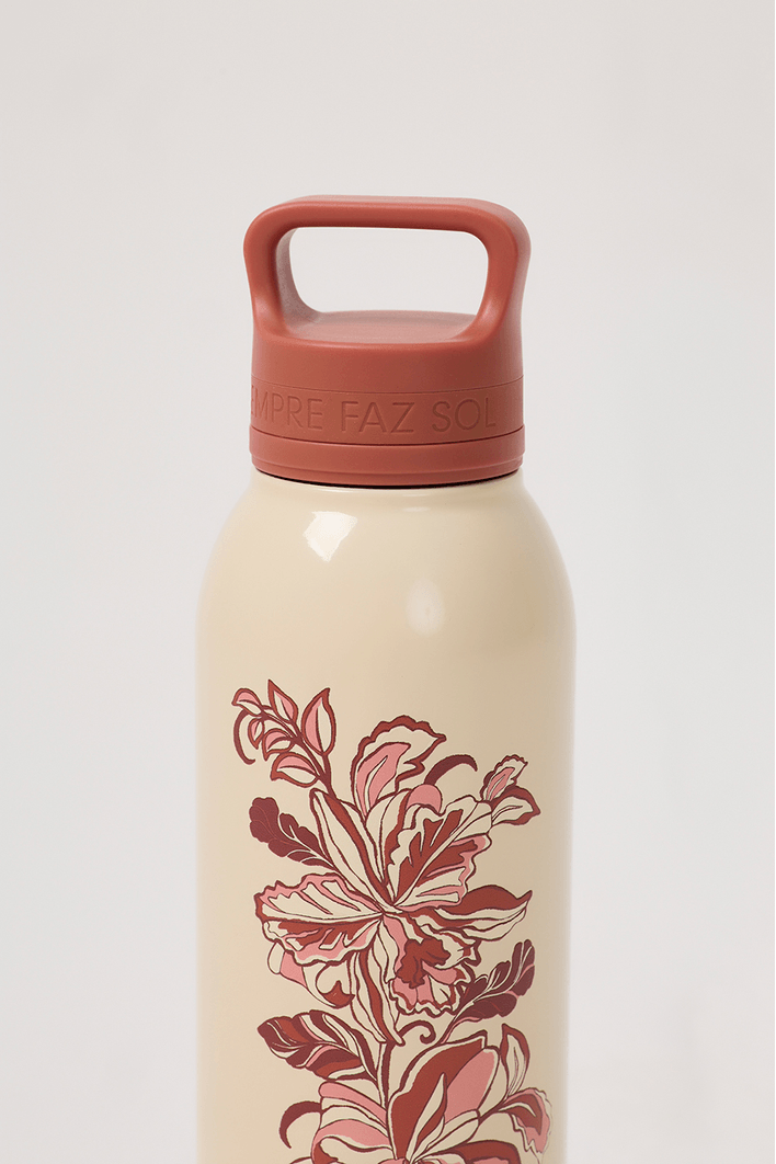 Garrafa Térmica 750ml Est Flor da Manhã
