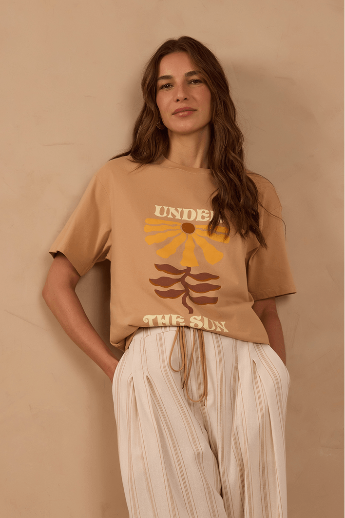 T-shirt Silk Under The Sun