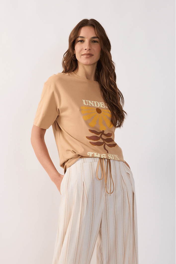 T-shirt Silk Under The Sun