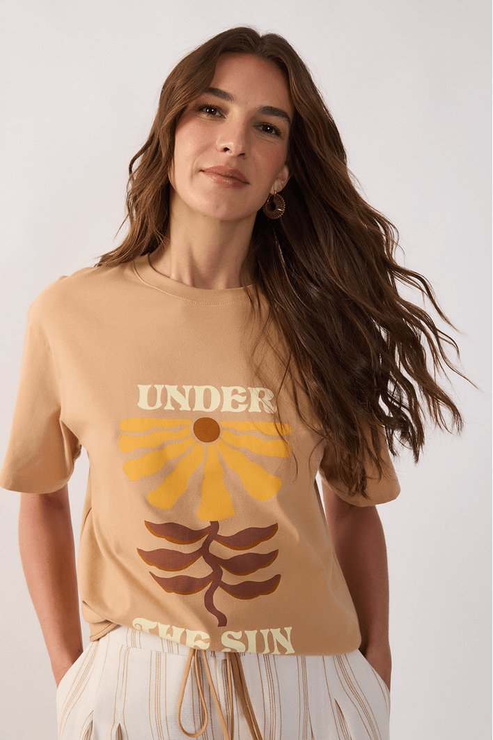 T-shirt Silk Under The Sun