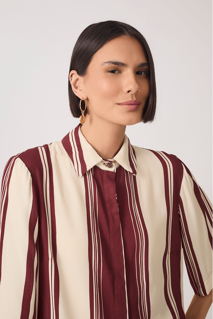Camisa Cropped Est Listra Solene