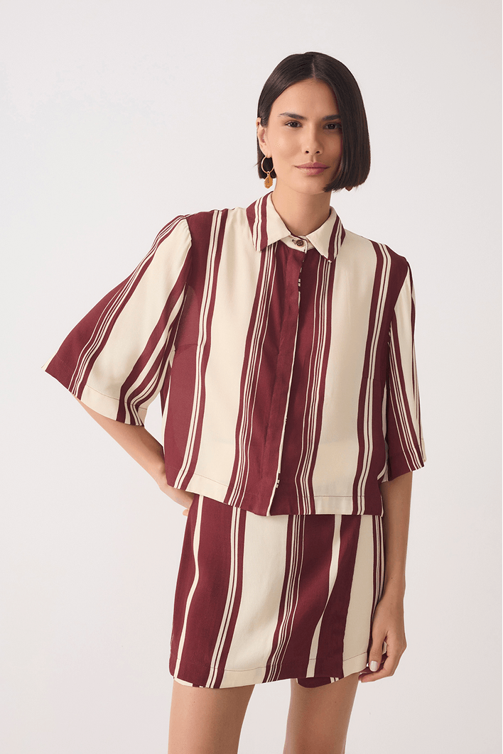 Camisa Cropped Est Listra Solene