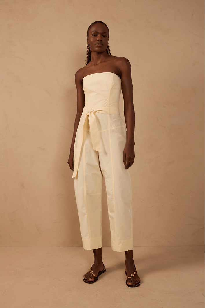 Macacão Algodão Barrel