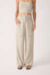 Calça Linho Listrado