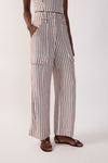 Calça Linho Listrado