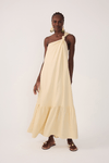Vestido Cropped Linho Ombro Só