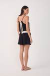 Short Linho Detalhe Bolsos