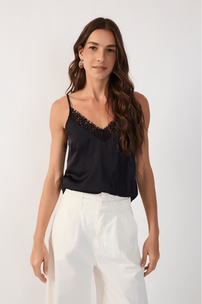 Regata Cetim Com Renda