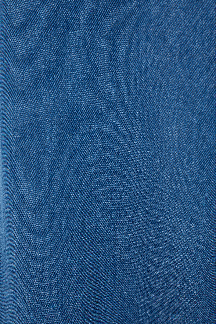 Calça Jeans Pregas Cós