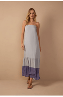Vestido Cropped Estampa Ladrilho