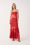 Vestido Cropped Estampa Orquidario