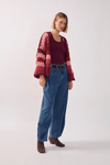 Calça Jeans Barrel Bainha Ajustável