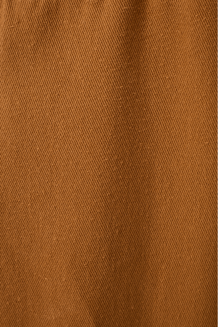 Calça Sarja Barrel Bainha Ajustável