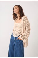 Blusa Crochet Lenço