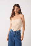 Blusa Crochet Lenço