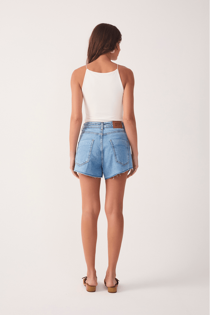 Short Jeans Cós Pespontado