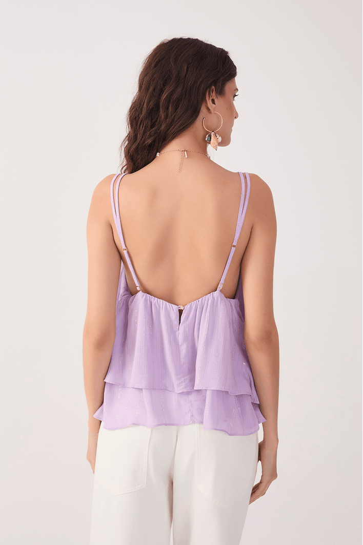 Blusa Lurex Camadas