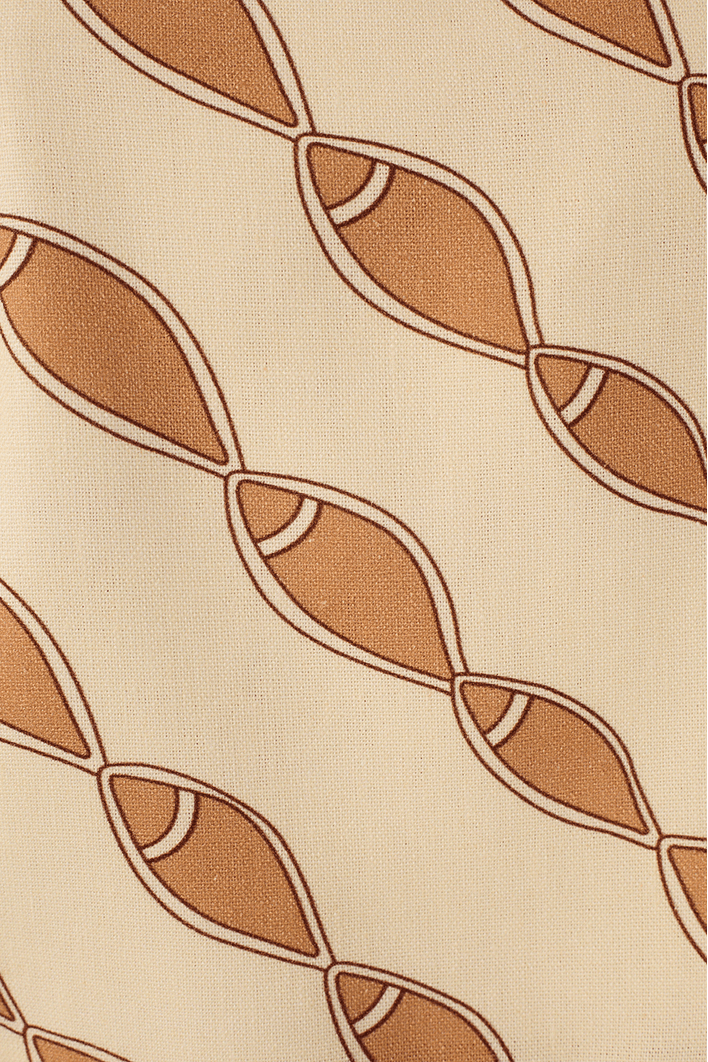 Blusa Linho Estampa Cardume