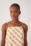 Blusa Linho Estampa Cardume