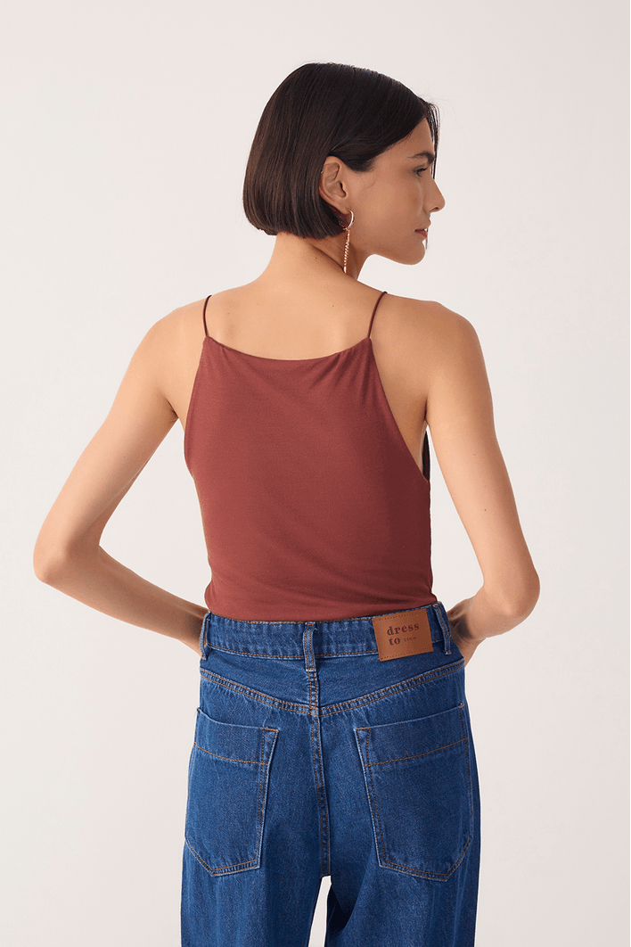 Blusa Decote Quadrado