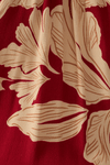 Blusa Estampa Pétala Vermelha