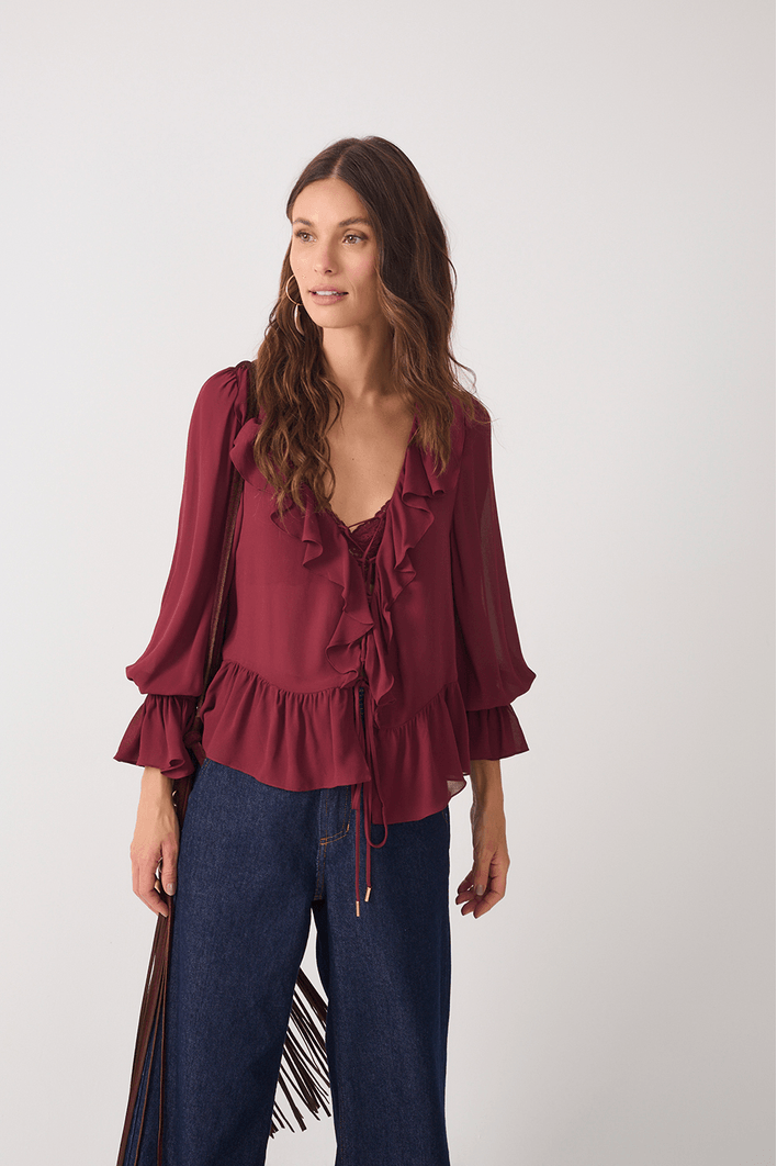 Blusa Ggt Babados