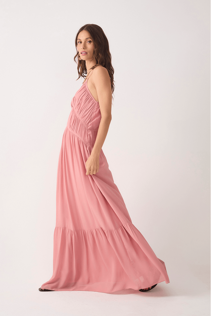 Vestido Longo Ggt Drapeado