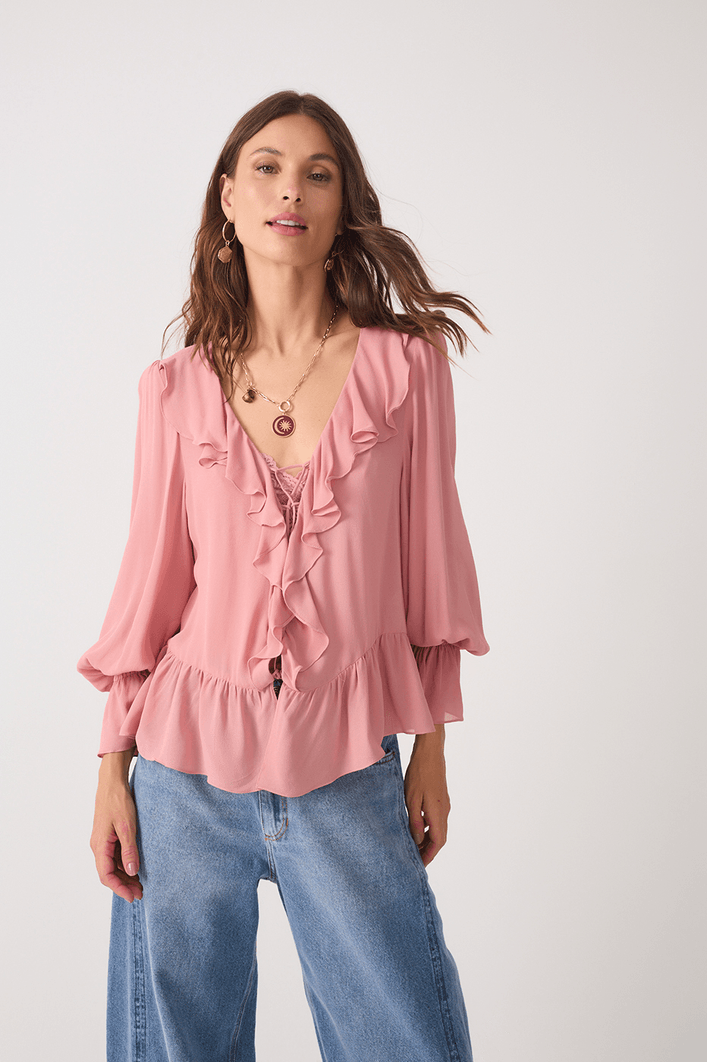Blusa Ggt Babados