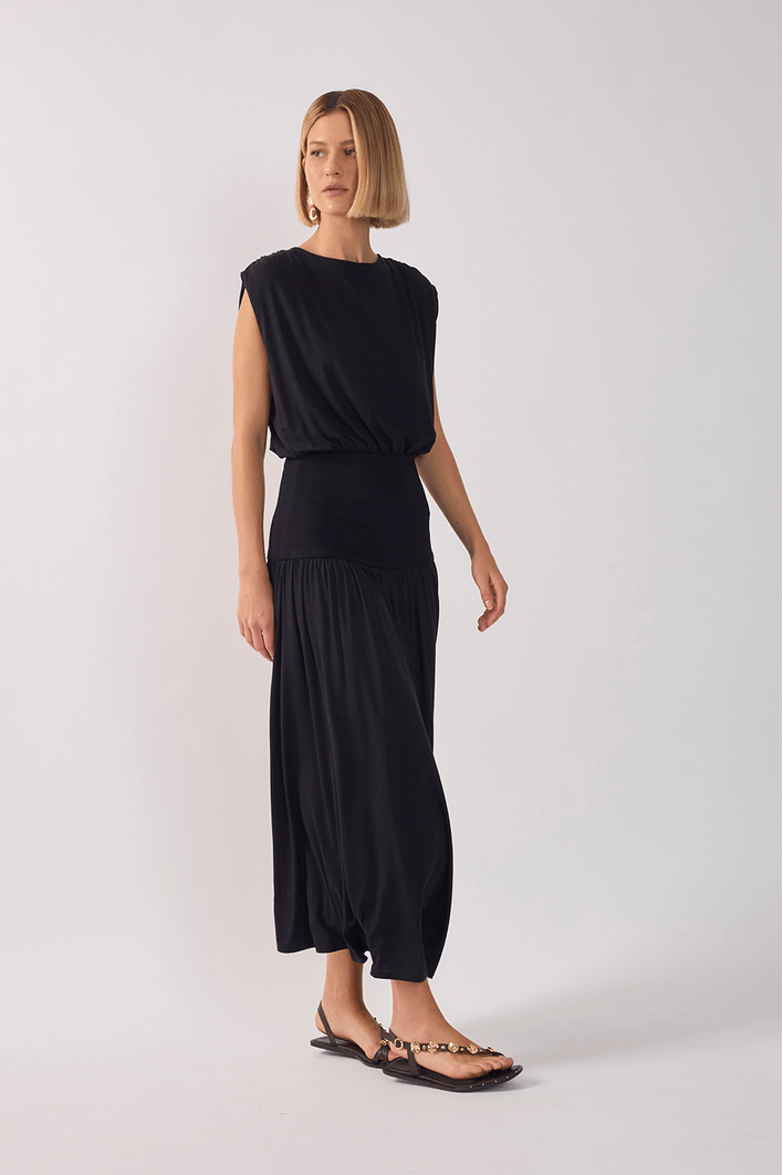 Vestido Pala Mix Malha