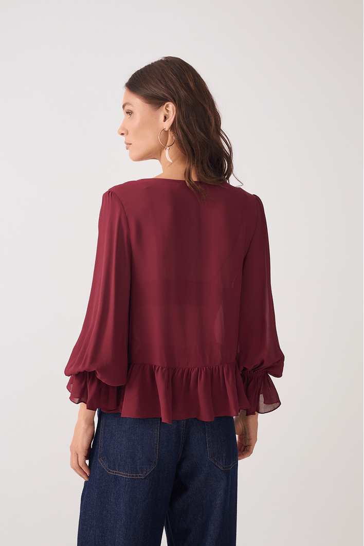 Blusa Ggt Babados