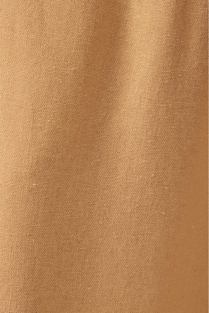 Calça Linho Cenoura Cós Botão