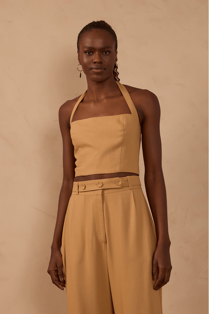 Blusa Linho Frente Única