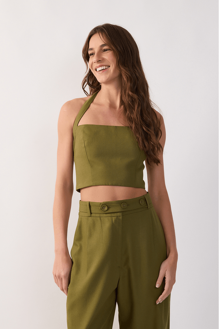 Blusa Linho Frente Única