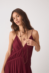 Vestido Longo Ggt Drapeado
