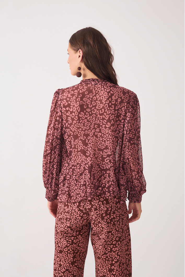 Bata Tule Estampa Felina