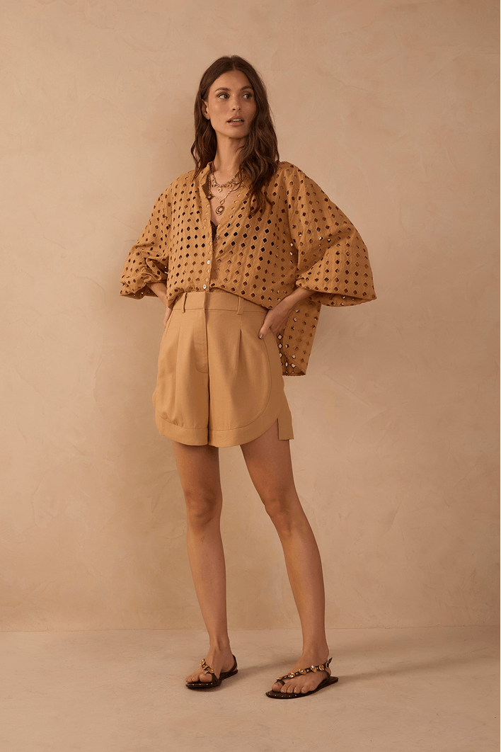 Bermuda Linho Fraldada