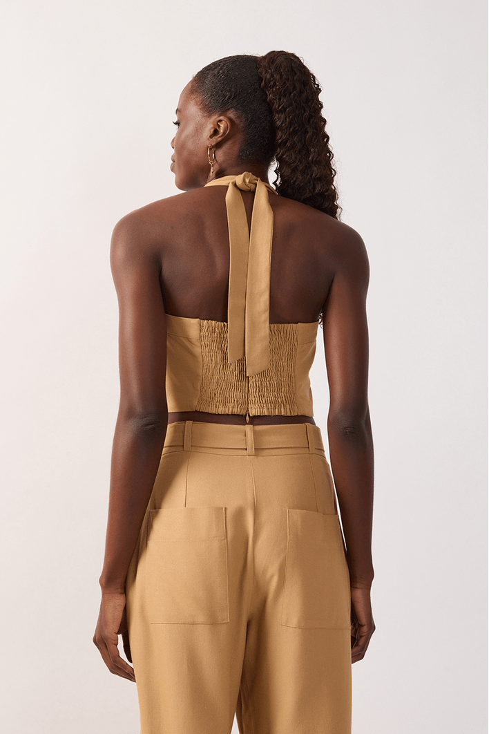 Blusa Linho Frente Única