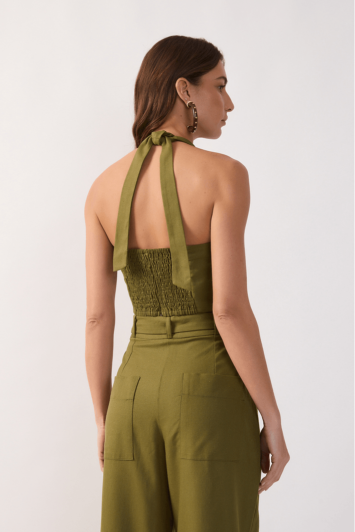 Blusa Linho Frente Única