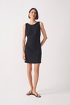 Vestido Linho Curto Decote
