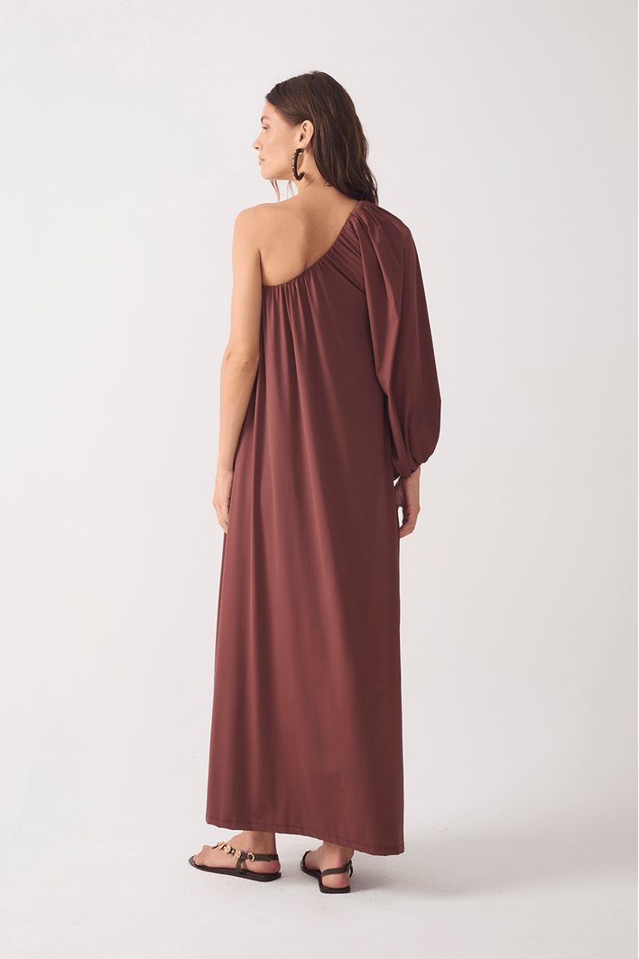 Vestido Jersey Ombro Só