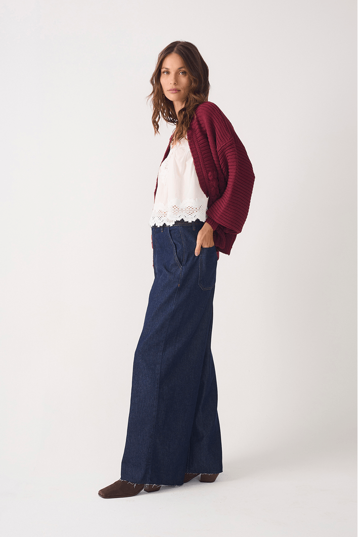 Calça Jeans Cós Pespontos