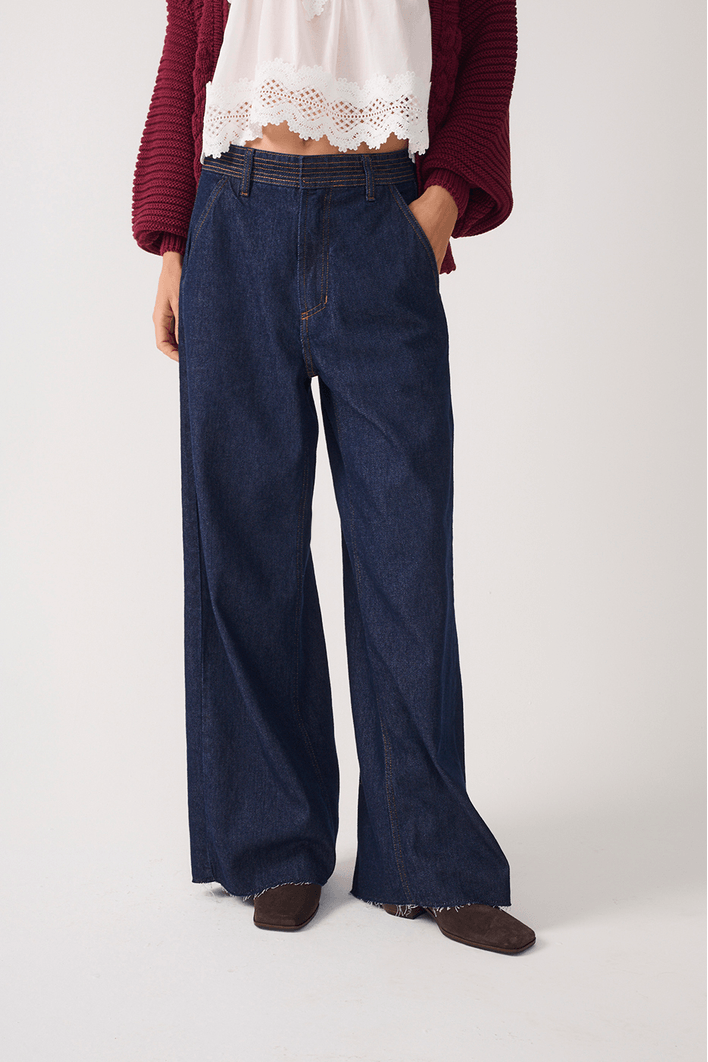 Calça Jeans Cós Pespontos