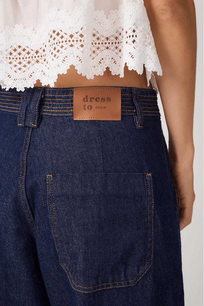 Calça Jeans Cós Pespontos