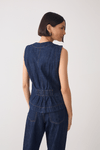 Colete Jeans Botões