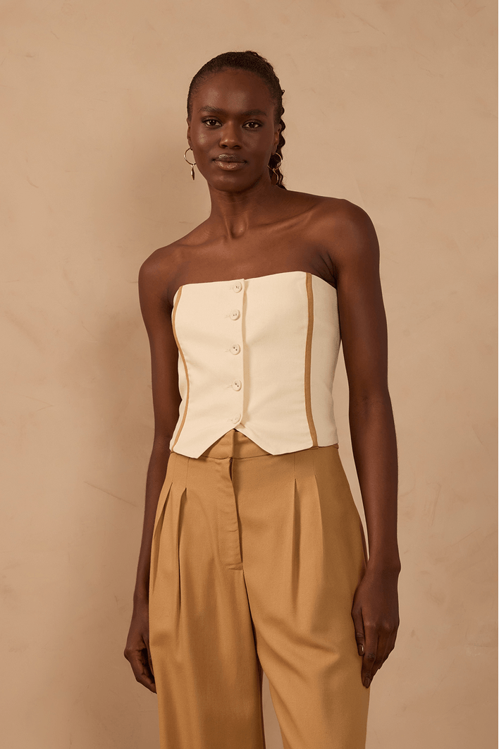 Blusa Linho Viés