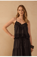 Blusa Algodão Com Renda